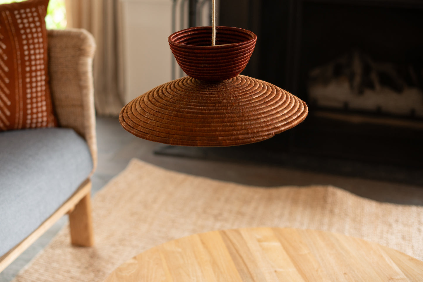 CANOPY Lampshade I - Red Earth