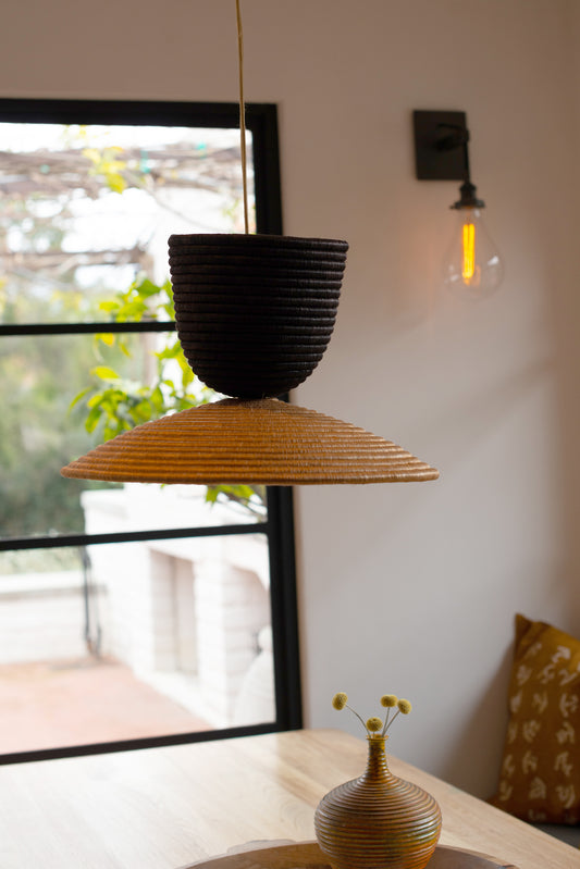 CANOPY Lampshade II - Black/Golden